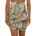 Women's Mid-Waist Pencil Skirt (AOP)