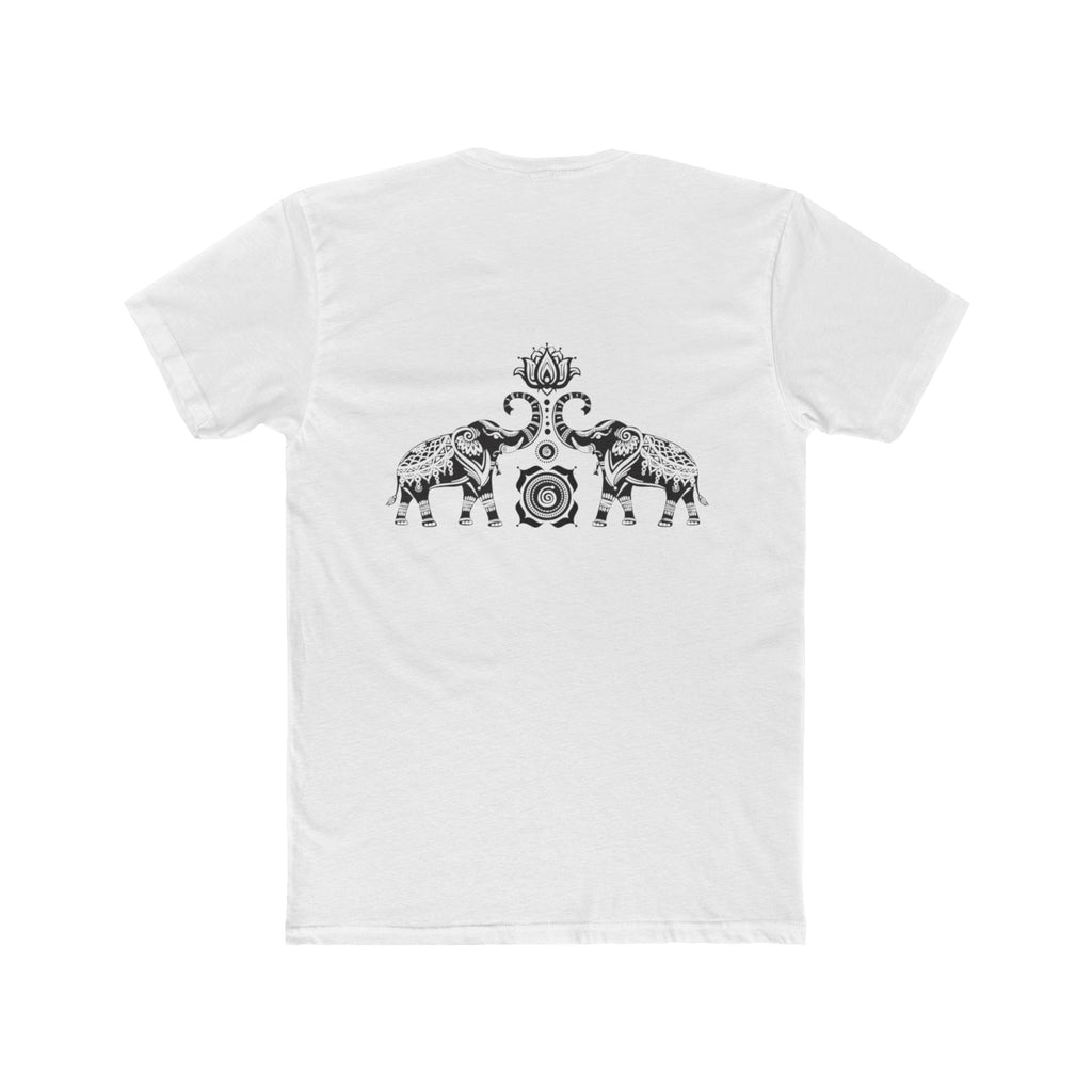 Elephant Graphic Tee — Majestic Elephant Front & Ornate Back Print