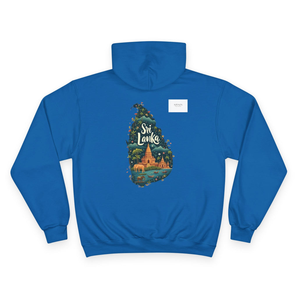 Sri Lanka Elephant Map Hoodie – Travel Souvenir Pullover