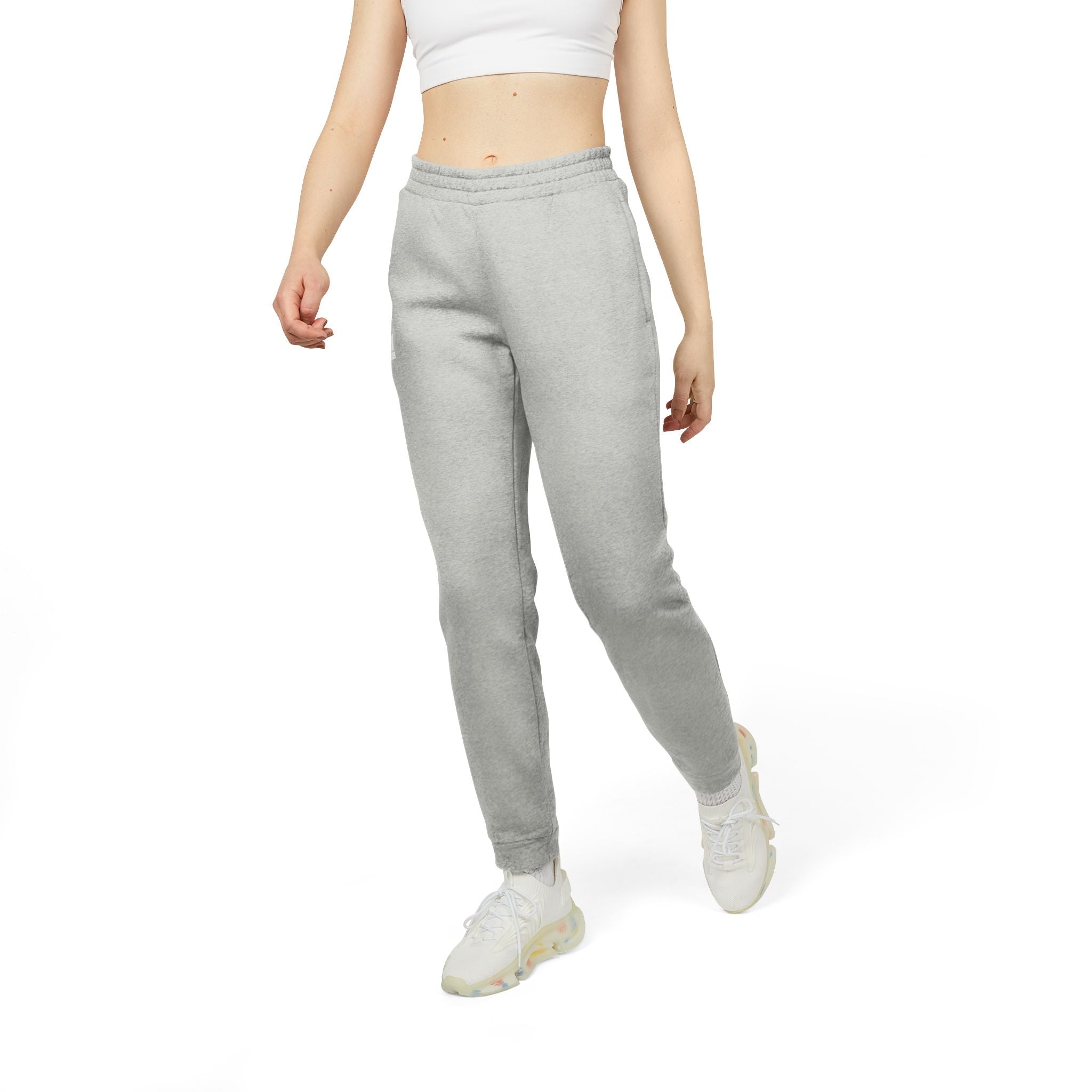 Fleece Joggers — Women's/Men's Cozy Grey Sweatpants