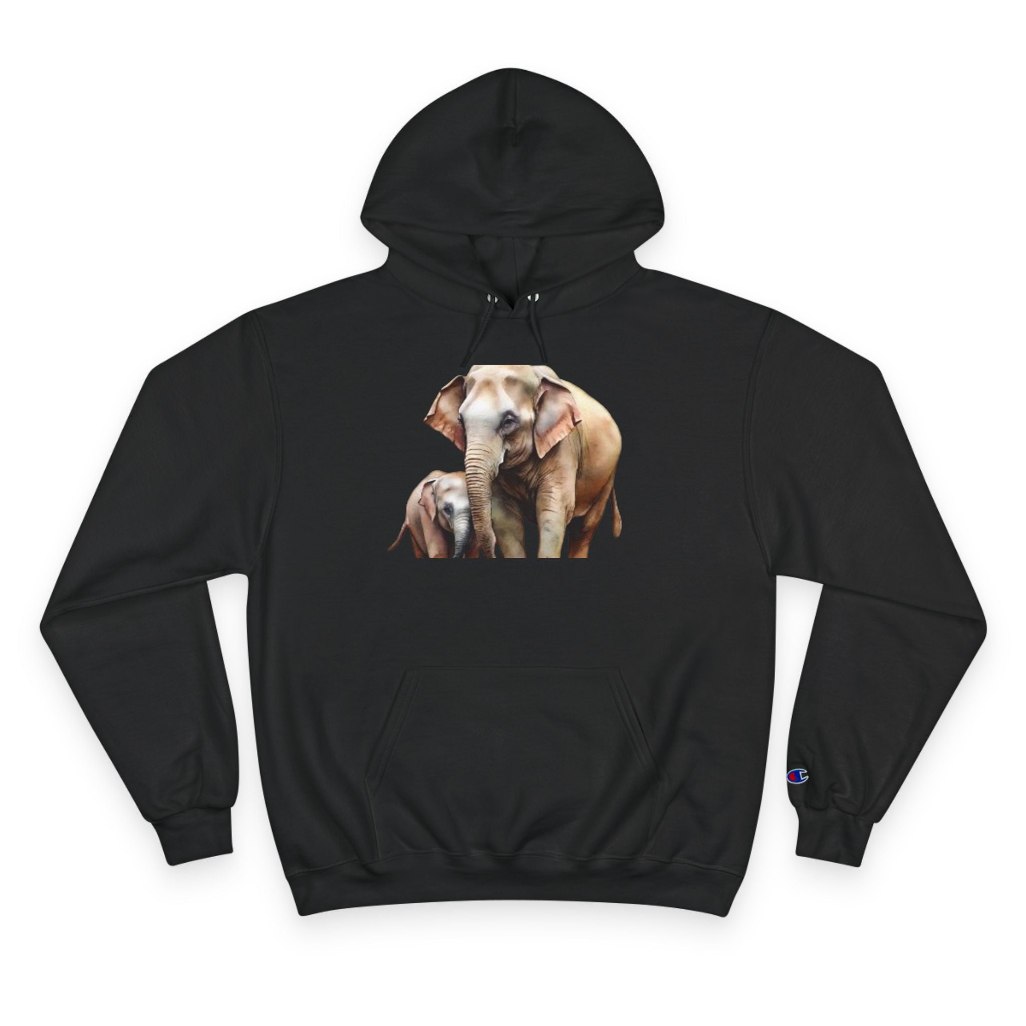 Sri Lanka Elephant Map Hoodie – Travel Souvenir Pullover